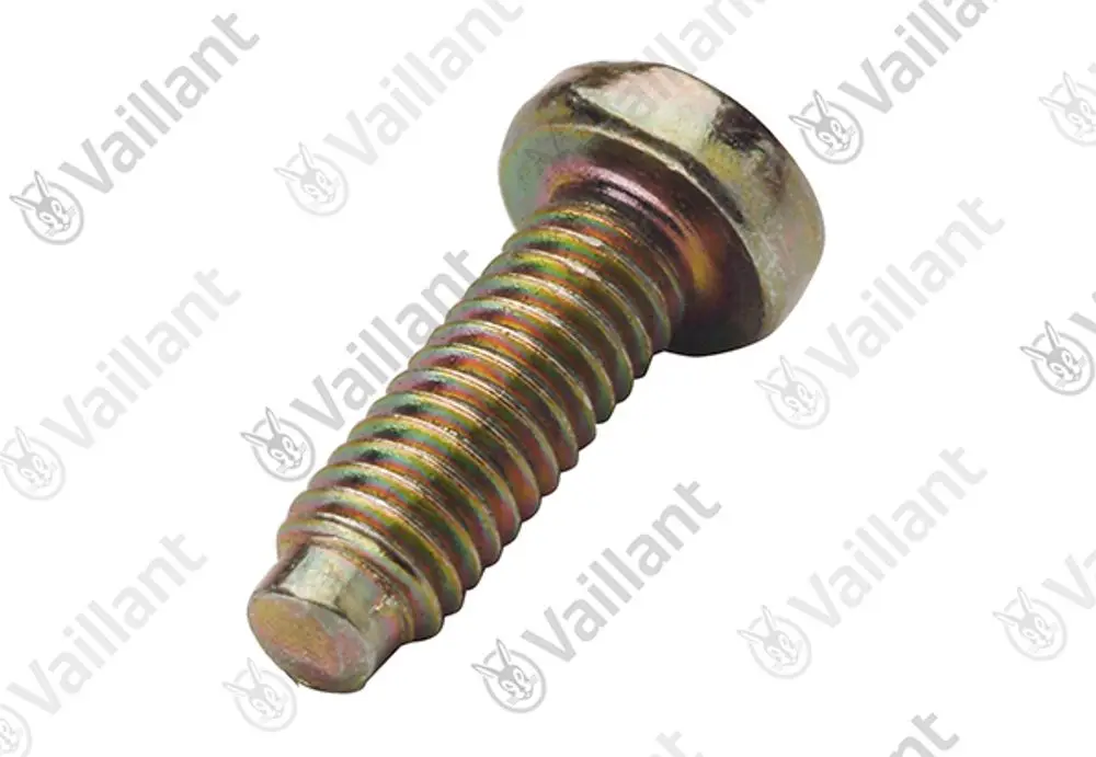 Vaillant Zylinderschraube mit gewindeloser Fläche und Kopf, Metall, in standardmäßiger Form, für technische Anwendungen.
